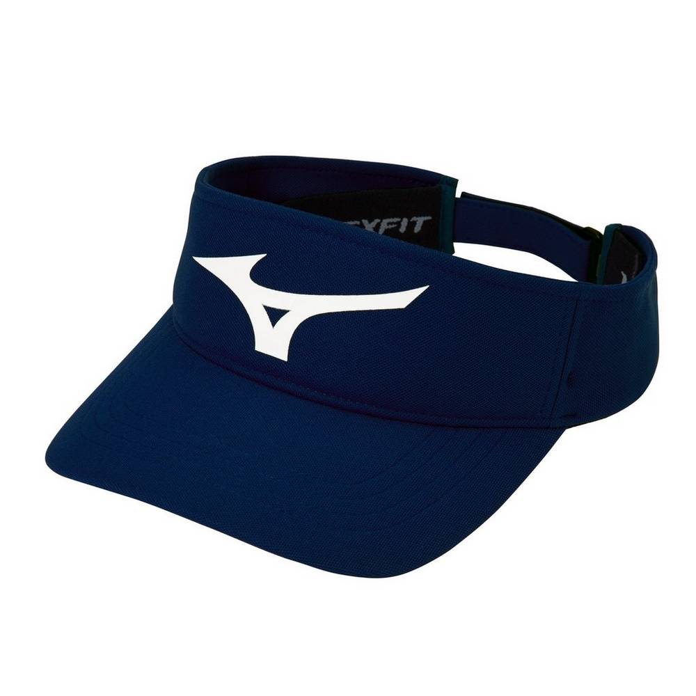 Viseira Mizuno Baseball Diamond - Homem - Azul Marinho/Branco - OUPXR5419